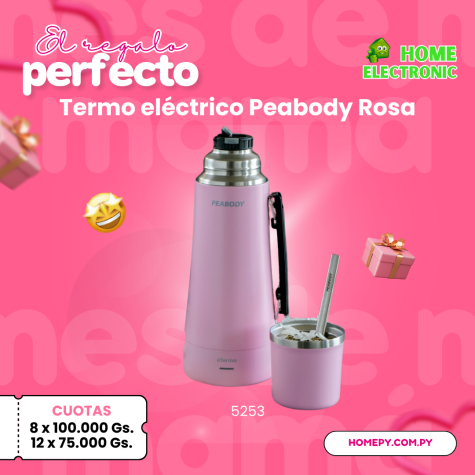 TERMO ELECTRICO ROSA PEABODY PE-RT1000P