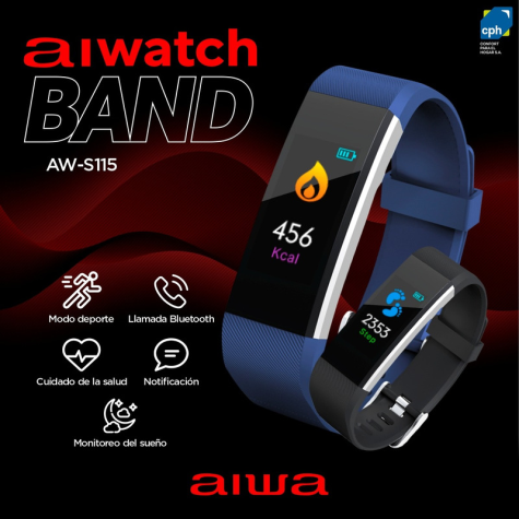 AIWATCH SMART BAND AW-S115U AZUL